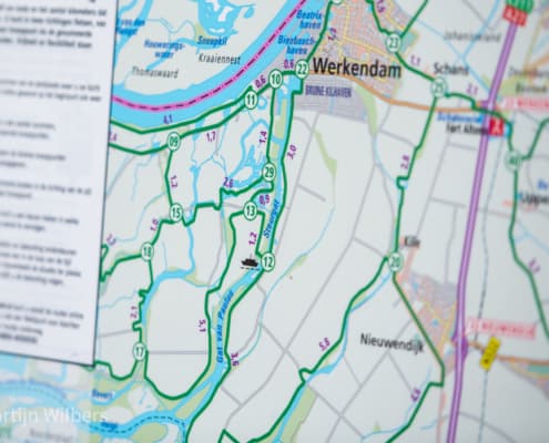 Knooppunten routes op de kaart