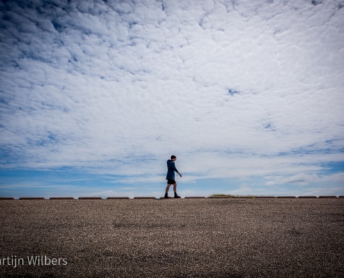 Boven op de dijk, Westkapelle